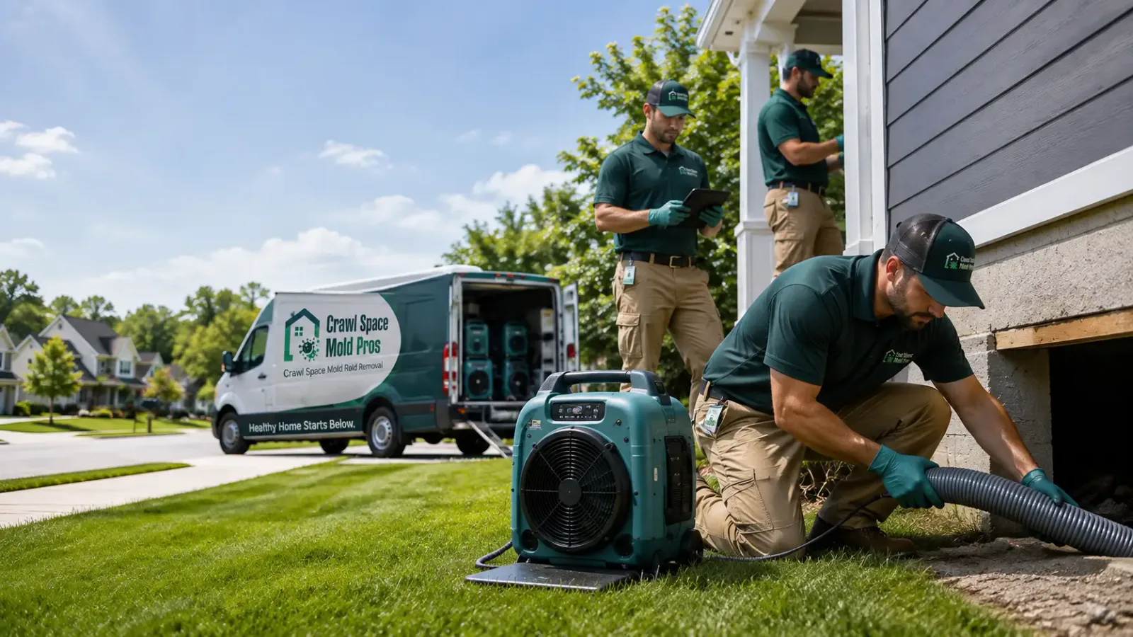 Crawl Space Mold Removal in Bell, CA